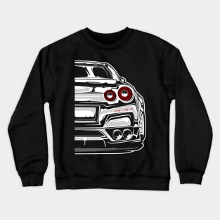 Nissan R35 GTR Liberty Walk (White Print) Crewneck Sweatshirt